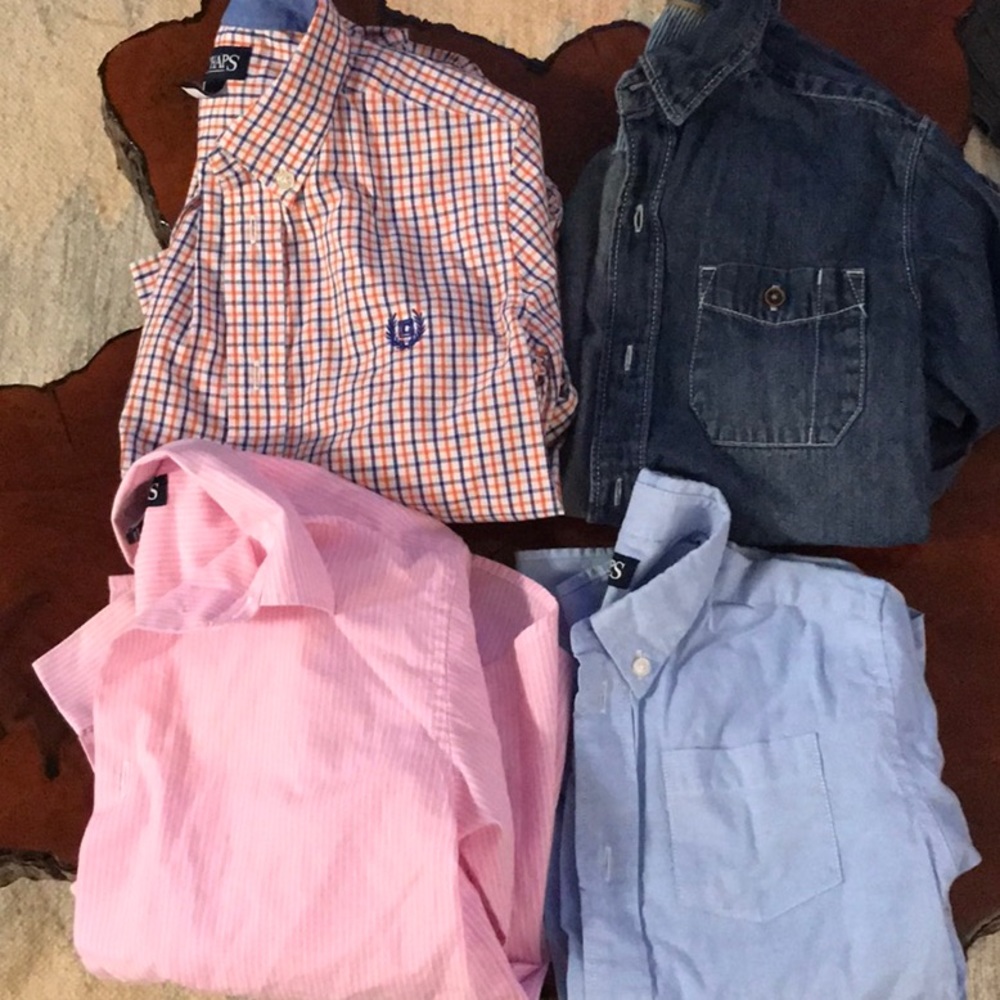 Brand name dress shirts.